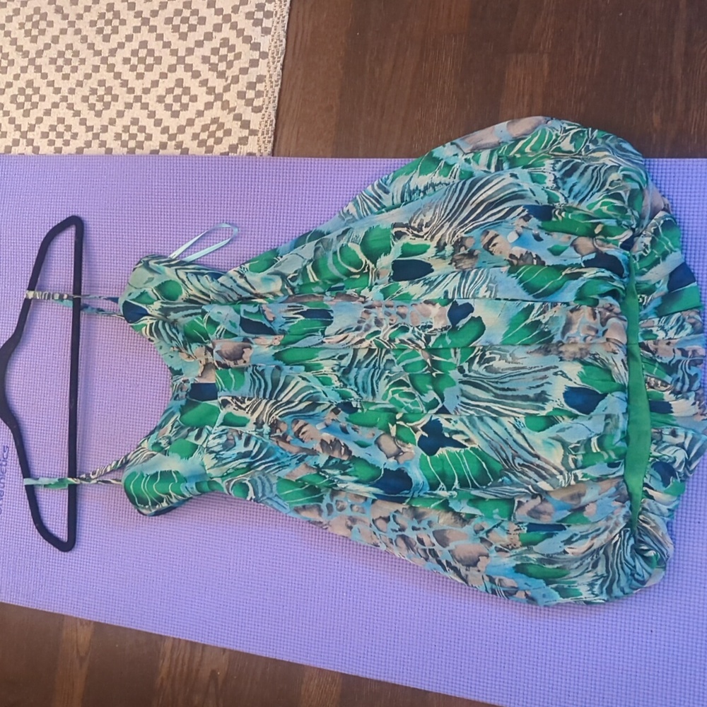 Marciano Green Silk Dress